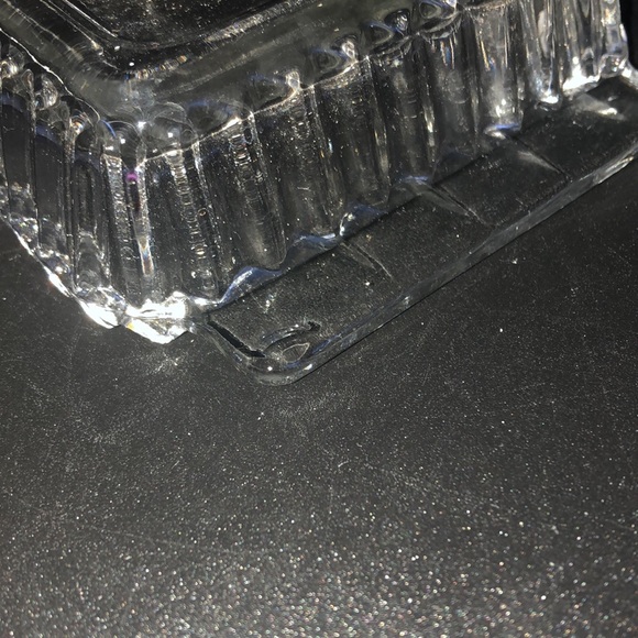 American Brilliant, Vintage Sugar / Creamer,  Wheel Cut, Floral Design with Tray - Picture 11 of 11